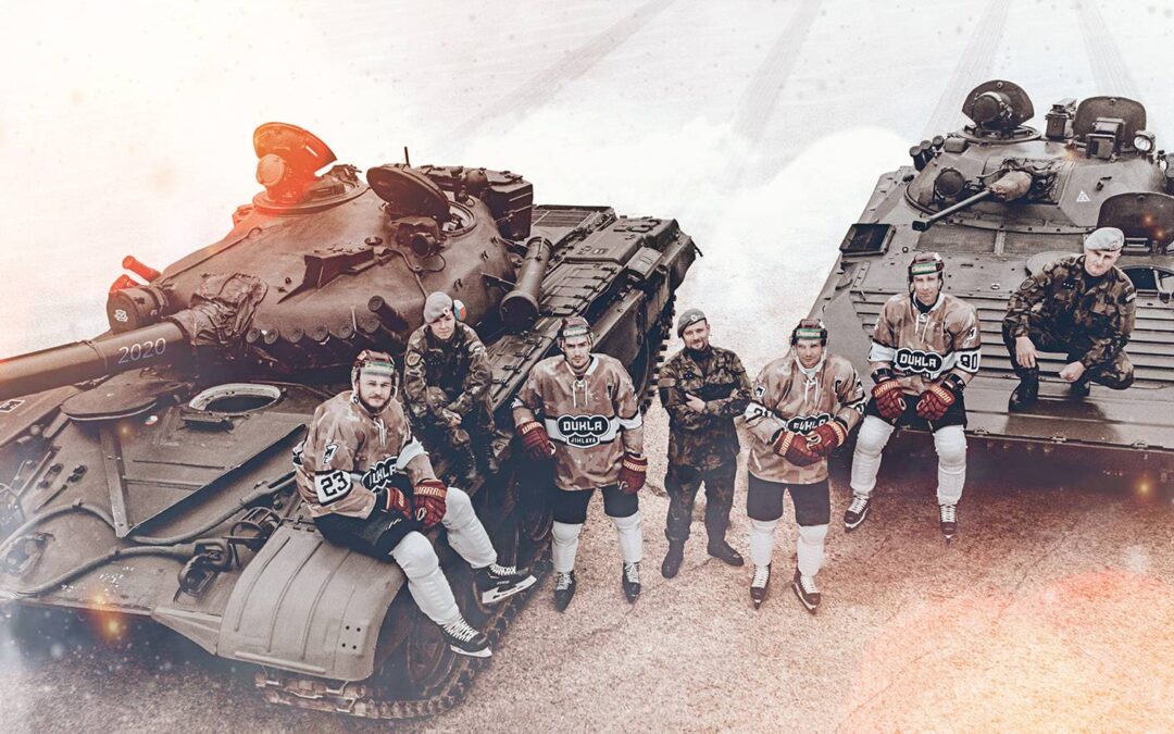 HC Dukla Jihlava – křest army plakátu