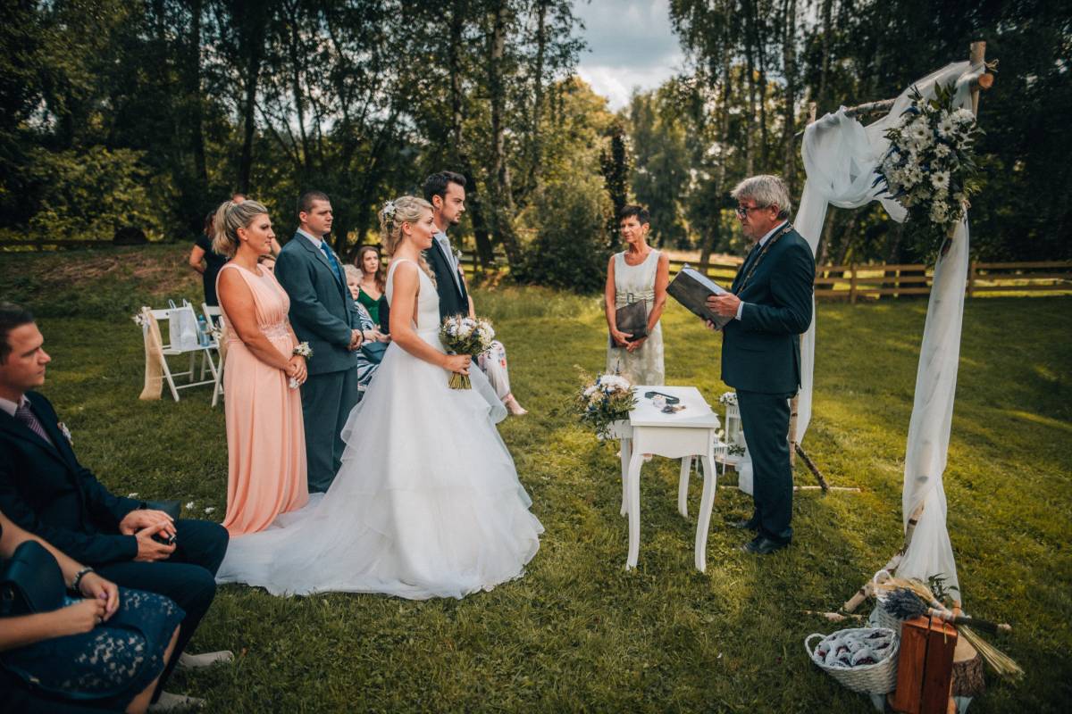 Svatba Janči a Michala na Váňově statku u Pelhřimova